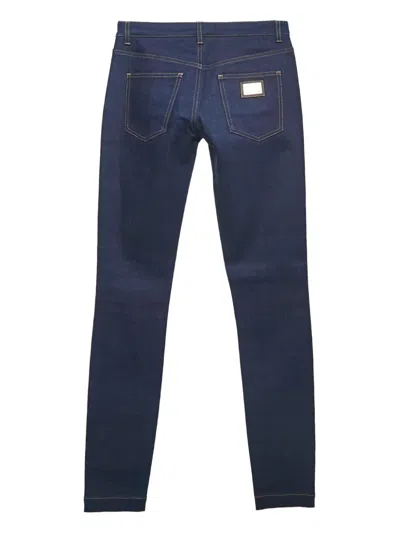 Pre-owned Dolce & Gabbana Logo-plaque Jeans