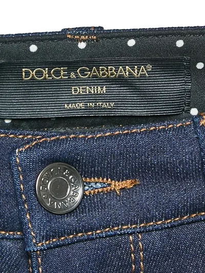 Pre-owned Dolce & Gabbana Logo-plaque Jeans