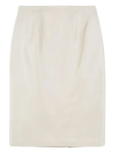Pre-owned Valentino Silk Pencil Skirt