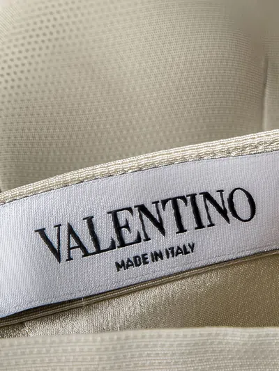 Pre-owned Valentino Silk Pencil Skirt
