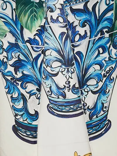 Pre-owned Dolce & Gabbana Floral-print Silk Dress