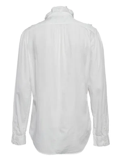 Pre-owned Polo Ralph Lauren Vintage Ruffled Broderie-anglaise Shirt