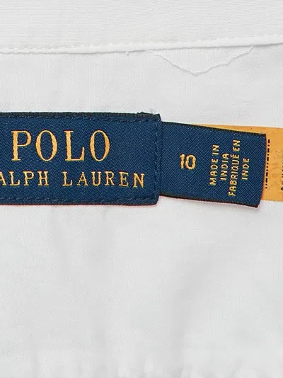 Pre-owned Polo Ralph Lauren Vintage Ruffled Broderie-anglaise Shirt