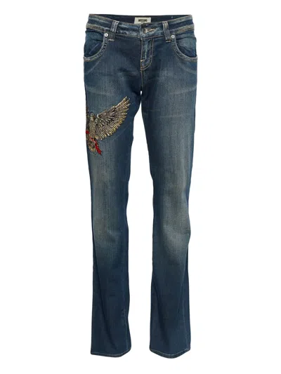 Pre-owned Moschino Straight-leg Jeans