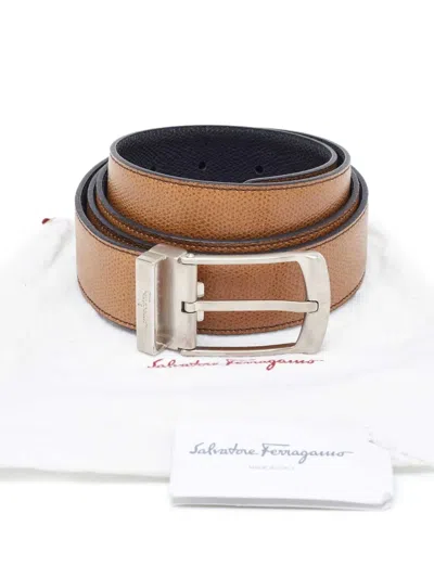 Pre-owned Ferragamo Reversible Belt