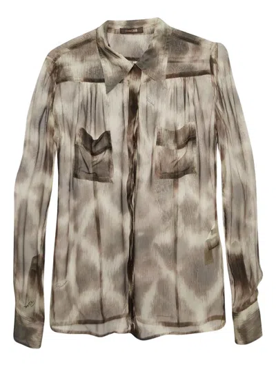 Pre-owned Roberto Cavalli Vintage  Silk Shirt