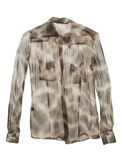 Pre-owned Roberto Cavalli Vintage  Silk Shirt