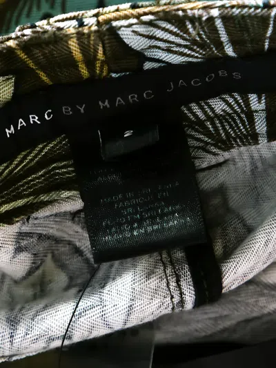 Pre-owned Marc Jacobs Vintage Leaf-print Cargo Trousers