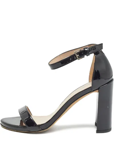 Pre-owned Stuart Weitzman  90mm Patent-leather Sandals
