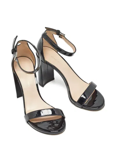 Pre-owned Stuart Weitzman  90mm Patent-leather Sandals