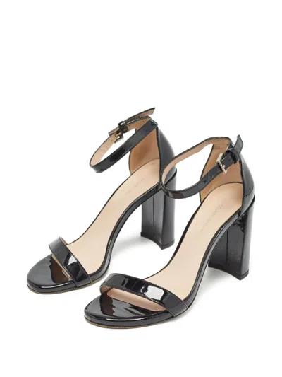 Pre-owned Stuart Weitzman  90mm Patent-leather Sandals