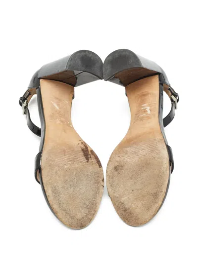 Pre-owned Stuart Weitzman  90mm Patent-leather Sandals