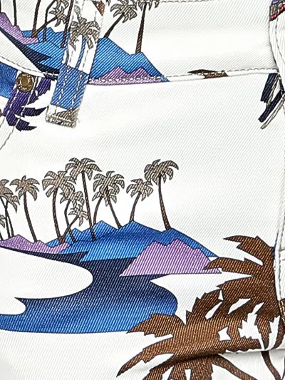 Pre-owned Gucci Floral-print Trousers