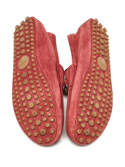 Pre-owned Gucci Horsebit Suede Loafers