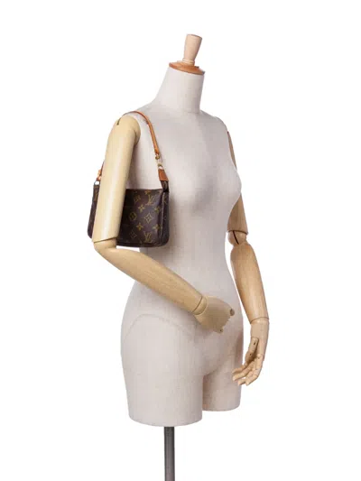 Pre-owned Louis Vuitton 1997 Monogram Pochette Accessoires Shoulder Bag