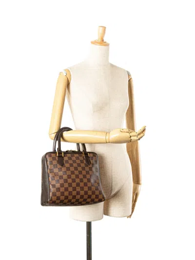 Pre-owned Louis Vuitton 1998 Damier Ebene Brera Handbag
