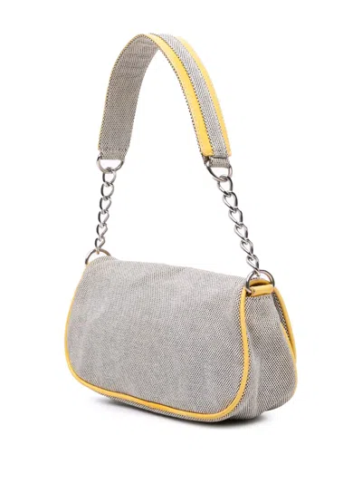 Pre-owned Chanel 2005-2006 Canvas Cc Camellia No. 5 Shoulder Bag