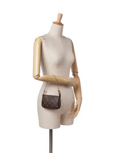 Pre-owned Louis Vuitton 2020 Monogram Mini Pochette Accessoires Handbag