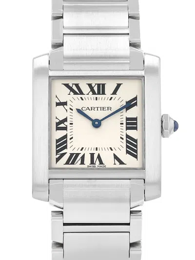 Pre-owned Cartier 2010  Tank Française 25mm