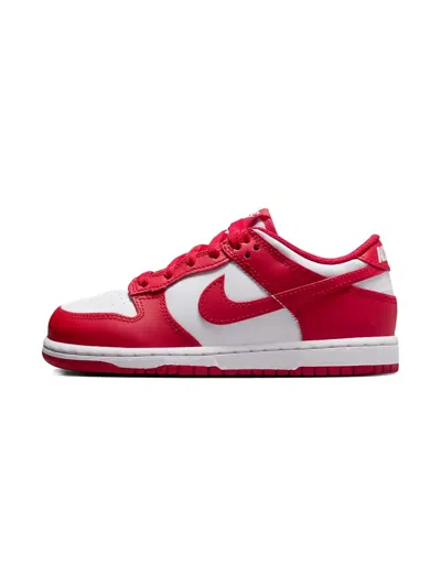 Nike Dunk Low Little Kids' Shoes In Red
