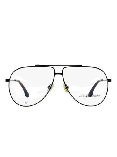 Victoria Beckham 2137 Pilot-frame Glasses In Black