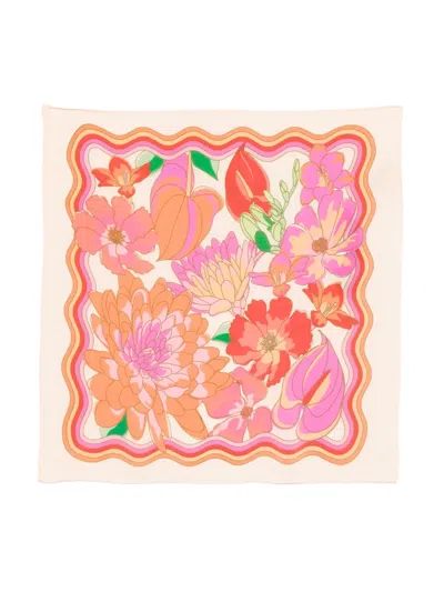 Farm Rio Spring Affair-print Scarf