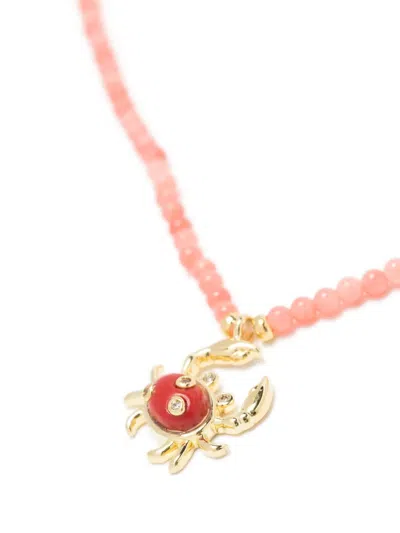 Eshvi Coral Crab Necklace