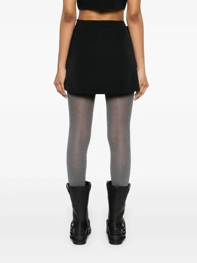 Viktor & Rolf Bow Bouquet Mini Skirt In Black