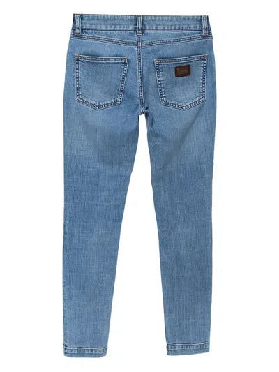 Pre-owned Dolce & Gabbana Logo-patch Jeans