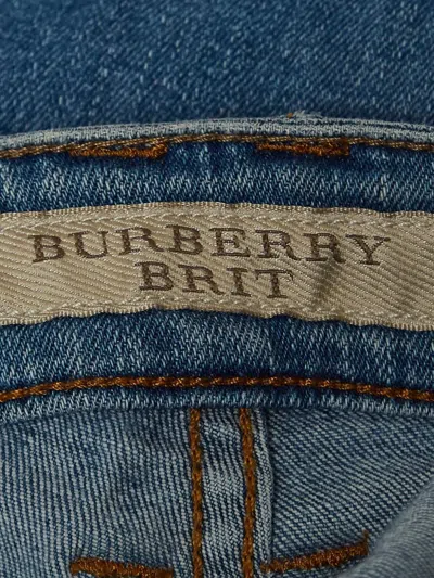 Pre-owned Burberry Logo-patch Jeans