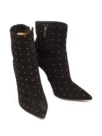 Pre-owned Gianvito Rossi  110mm Tyler Stud-embellished Ankle Boots