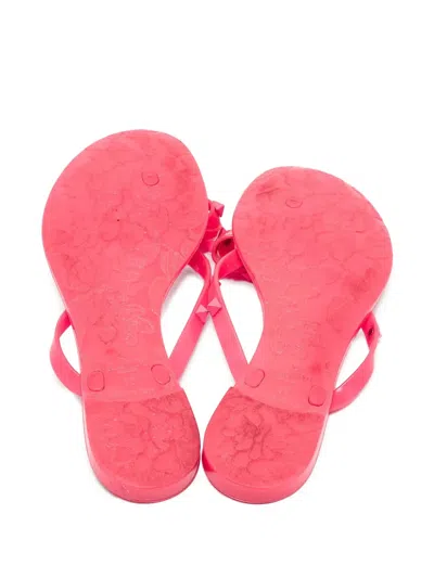 Pre-owned Valentino Garavani Bow-detail Flip-flops
