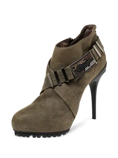 Pre-owned Le Silla  115mm Suede Boots