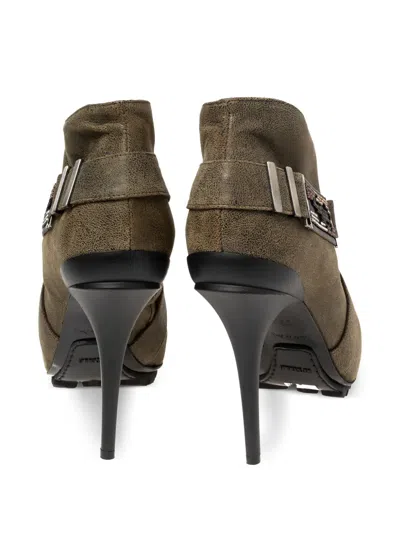 Pre-owned Le Silla  115mm Suede Boots