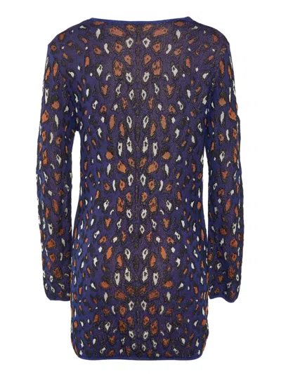 Pre-owned Missoni Patterned-intarsia Cardigan