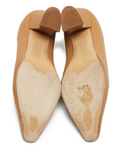 Pre-owned Bottega Veneta 80mm Leather Pumps