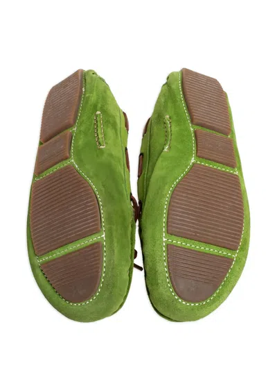 Pre-owned Bottega Veneta Intrecciato Boat Shoes