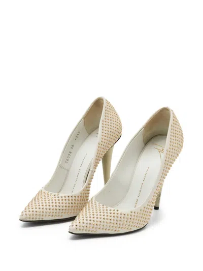 Pre-owned Giuseppe Zanotti Vintage Stud-embellished Heeled Pumps