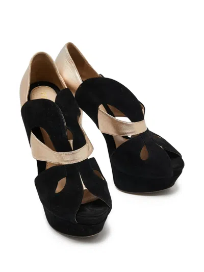 Pre-owned Fendi 150mm Butterfly Peep-toe Pumps