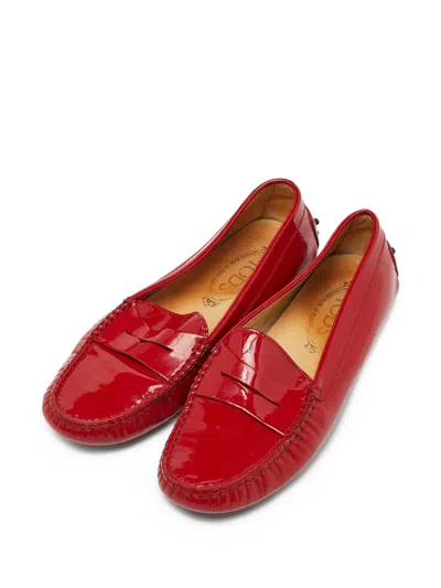 Pre-owned Tod's Vintage Patent-leather Loafers