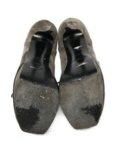 Pre-owned Saint Laurent 140mm Janis Boots