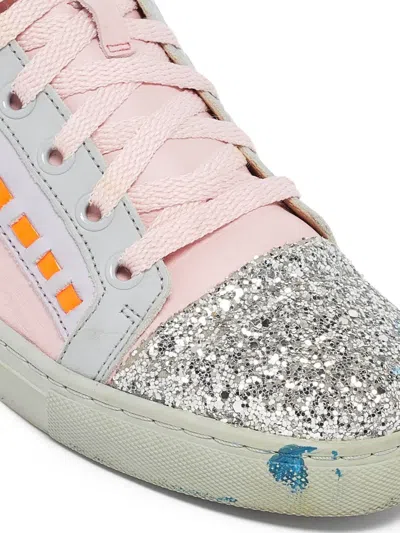 Pre-owned Sophia Webster  Glitter-embellished Colour-block Sneakers