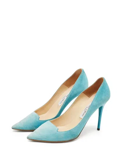 Pre-owned Jimmy Choo 100mm Avril Pointed-toe Stiletto Pumps