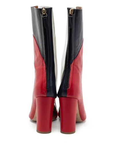 Pre-owned Malone Souliers X Roy Luwolt  95mm Colourblock Ankle Boots