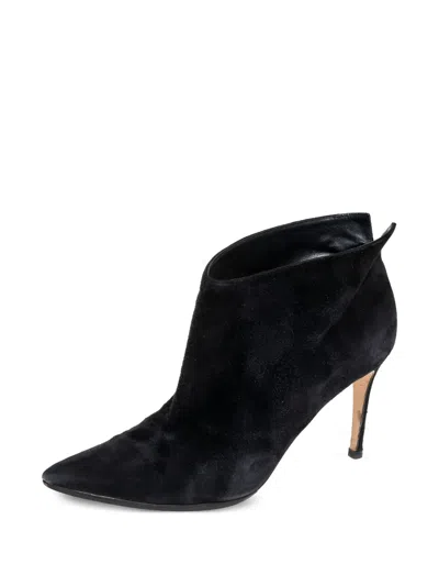 Pre-owned Gianvito Rossi  85mm Vania Pointed-toe Ankle Boots