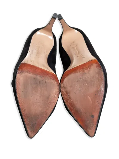 Pre-owned Gianvito Rossi  85mm Vania Pointed-toe Ankle Boots