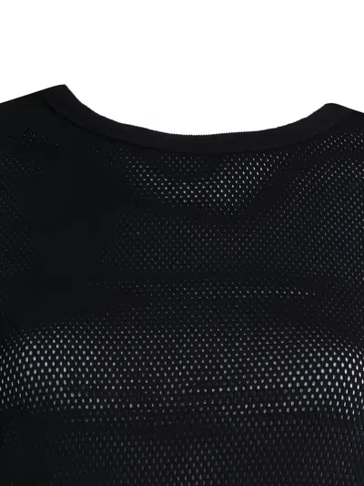 Pre-owned Dries Van Noten Perforated Short-sleeve T-shirt
