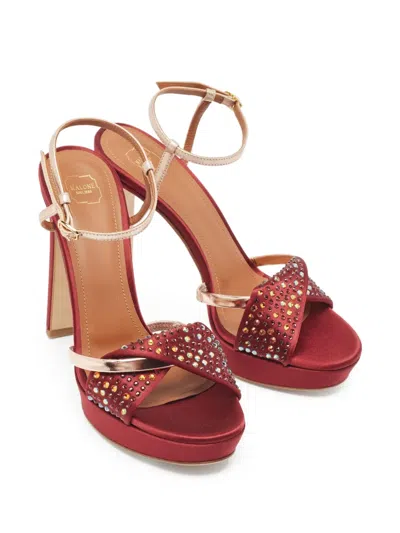 Pre-owned Malone Souliers  110mm Lauren Platform Sandals