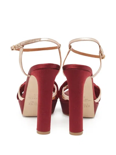 Pre-owned Malone Souliers  110mm Lauren Platform Sandals