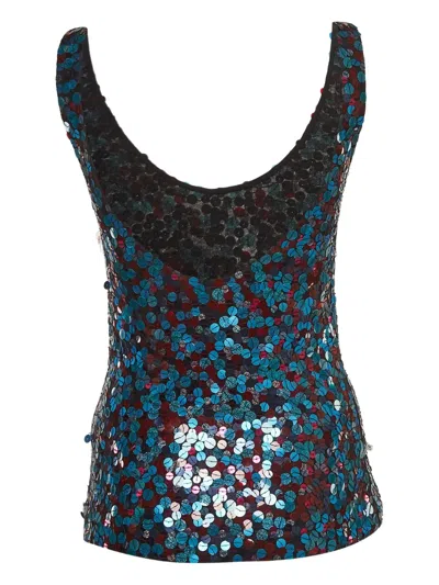 Pre-owned Emporio Armani Sequin-embellished Tank Top